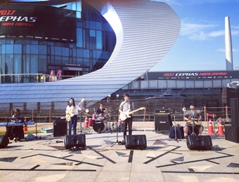 마리나베이 야외무대 밴드악기/음향시스템